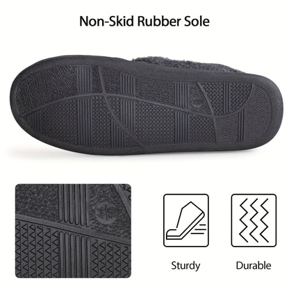 Men's Comfort Slippers with Velcro Closure and High Shaft – Comfortable Vintage Slippers for Every Day