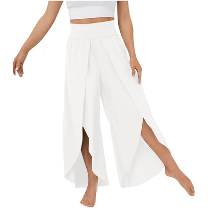Ann – Weite Damenhose mit hohem Bund