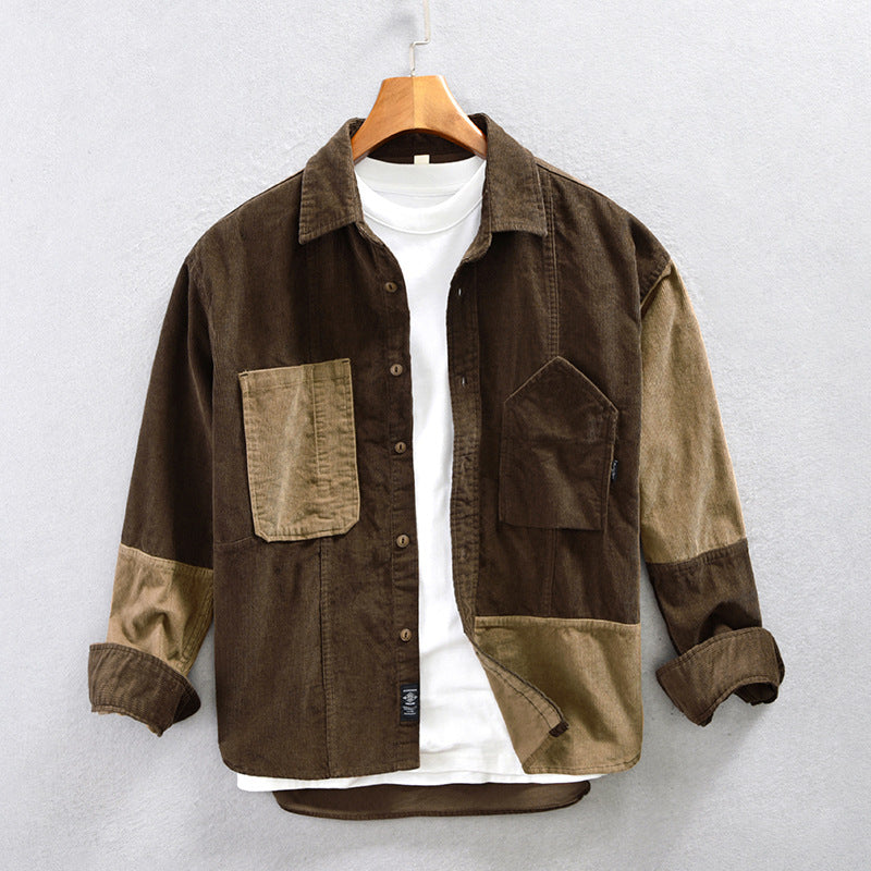 Bryan – Casual men's corduroy shirt