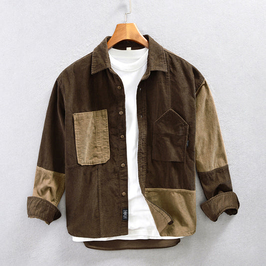 Bryan – Casual men's corduroy shirt