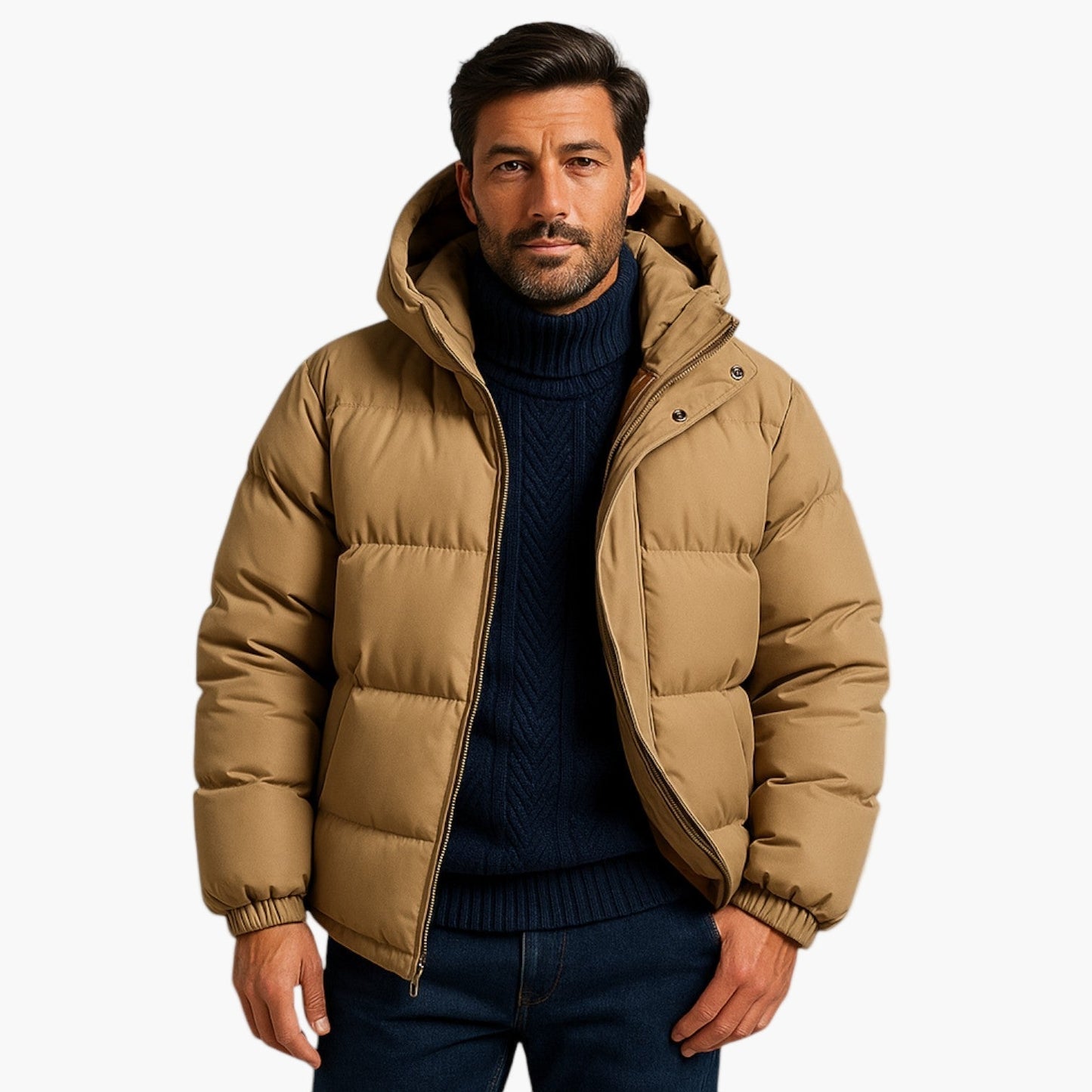 Men's Winter Parka Jacket – Urban Quilted Coat for Everyday & Outdoor