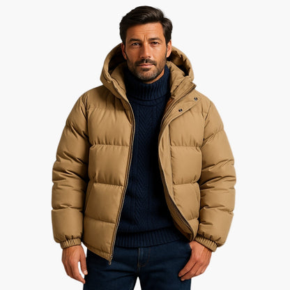 Men's Winter Parka Jacket – Urban Quilted Coat for Everyday & Outdoor