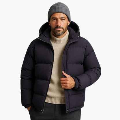 Men's Winter Parka Jacket – Urban Quilted Coat for Everyday & Outdoor