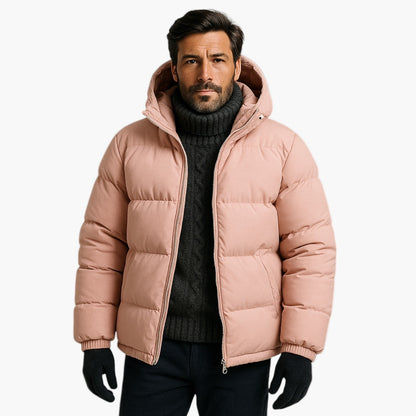 Men's Winter Parka Jacket – Urban Quilted Coat for Everyday & Outdoor