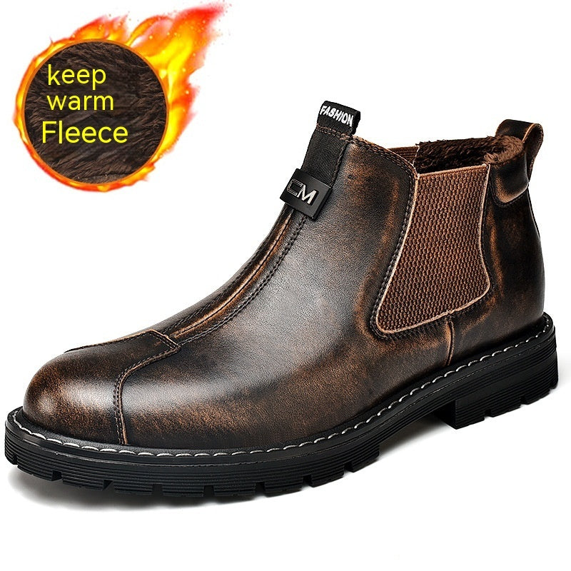 Max – Retro Herren-Businessschuhe mit Plattform