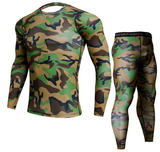 Tommy – Modische Herren-Camouflage-Hosen & T-Shirt Sets