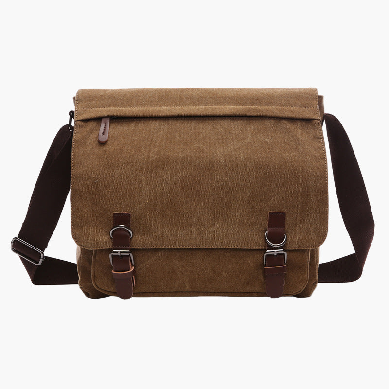 Men's Vintage Style Shoulder Bag – Everyday, Work & Leisure – Carlos Messenger Bag