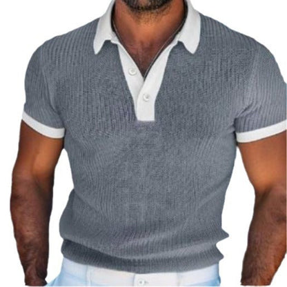 Stanley – Kurzärmliges Herren-Polohemd in Weiß