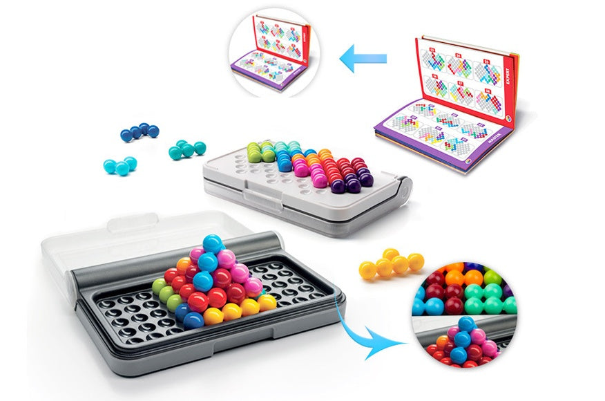 IQ Puzzler Pro Intelligenzspiel für Kinder und Erwachsene – Logikspiel und Denkspiel für Einzelspieler