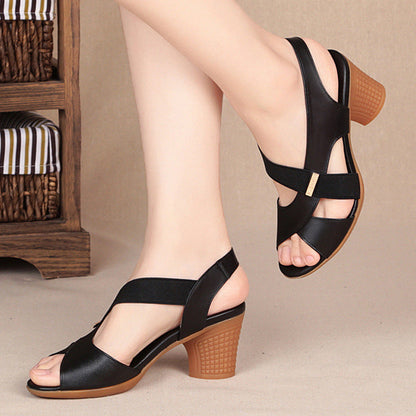 Jacqueline – Weiche rutschfeste Fischemundschuhe mit dicker Sohle