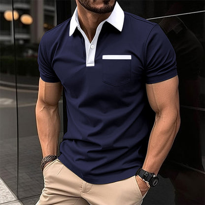 Roger – Slim Fit Kurzarm Poloshirt für Herren
