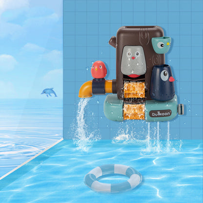 Dumoon Water Slide Treehouse Toy for Children – Interactive Water Play for Boys and Girls