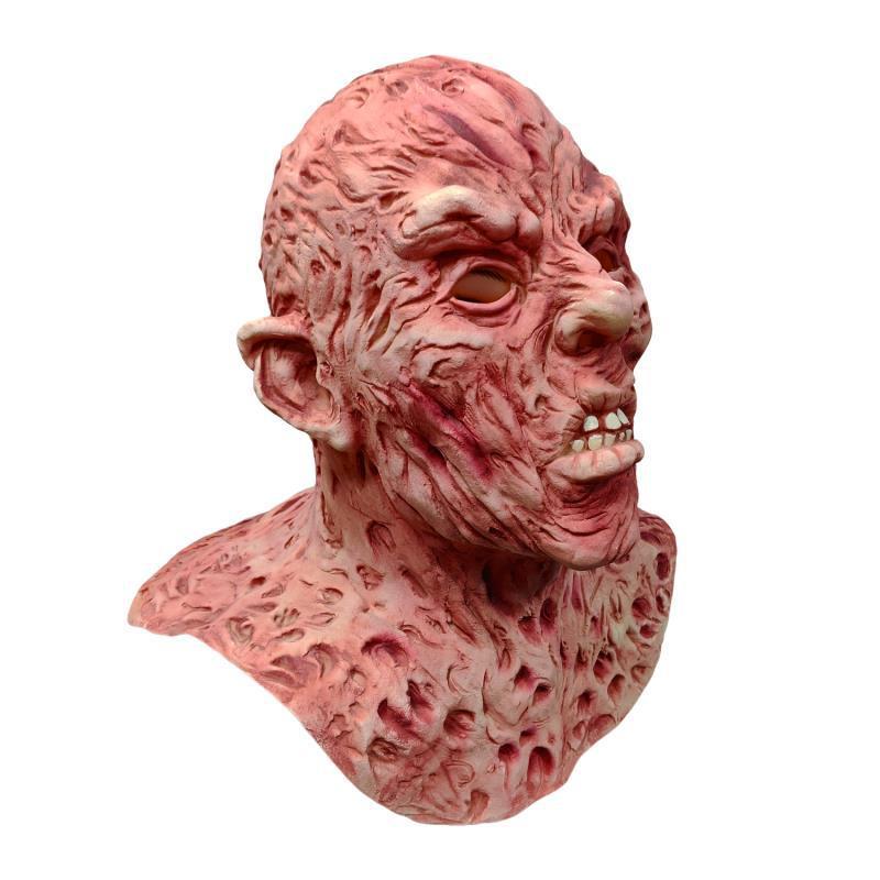 Halloween Men's Latex Mask Freddy – Creepy Horror Mask for Adults, Costume & Party