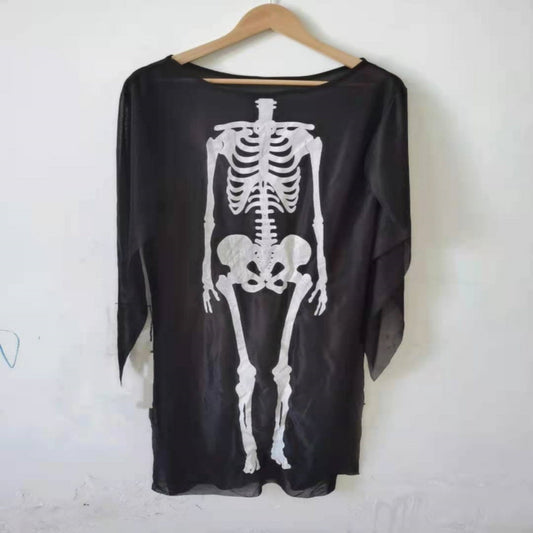 Halloween Children's Skeleton Costume – Spooky Outfit for Halloween Party & Trick-or-Treat