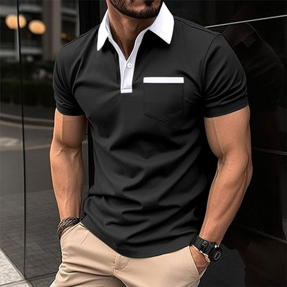 Roger – Slim Fit Kurzarm Poloshirt für Herren
