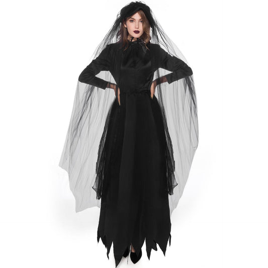 Women's Halloween Costume – Haunting Widow Outfit for Halloween Parties & Cosplay