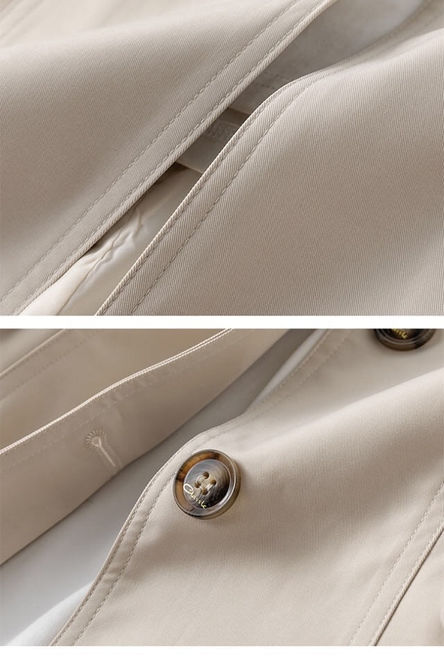 Tamara – Schlanker Damen-Trenchcoat im koreanischen Stil