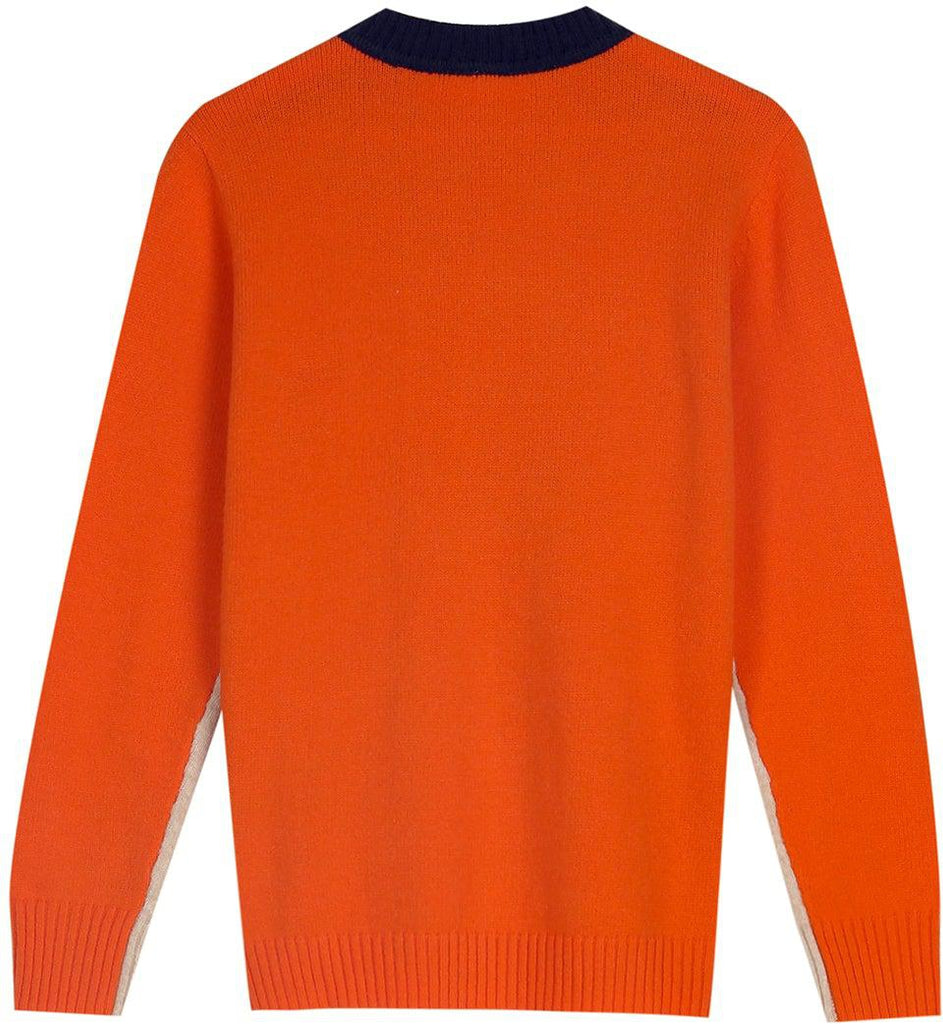 Damen Pullover Colorblock Style Modern Freizeit & Büro