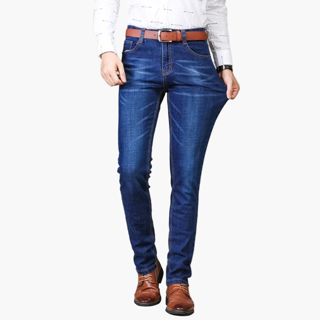 Herren Stretch-Jeans Slim Fit – Bequeme Alltagshose für Business & Freizeit