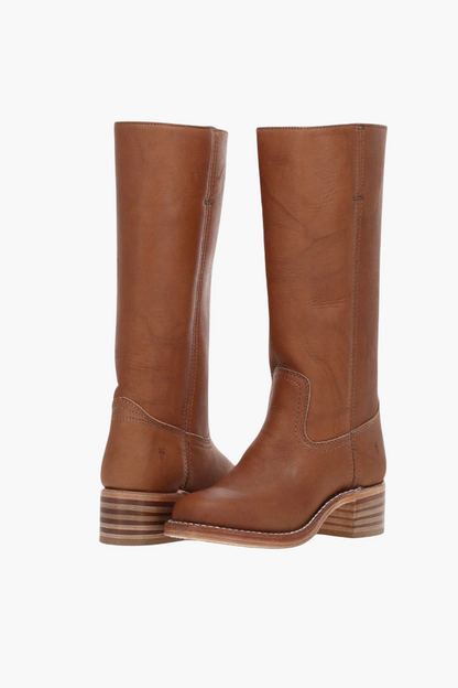 Women's Boots Western Style Classic – Fashionable Block Heel Boots for Everyday and Leisure