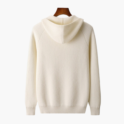 Herren Kapuzen-Cardigan Premium – Moderner Strick Hoodie für Alltag und Freizeit