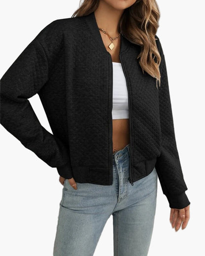 Damen Bomberjacke Stepp-Design Urban Streetstyle Freizeitjacke