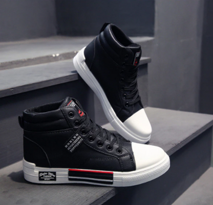 Herren High-Top Sneaker Urban Style – Modische Freizeitschuhe für Herbst und Winter