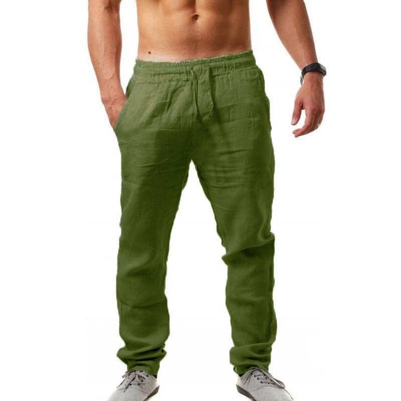 Austin – Atemberaubende Herren-Linnen-Lose Freizeit-Sporthose