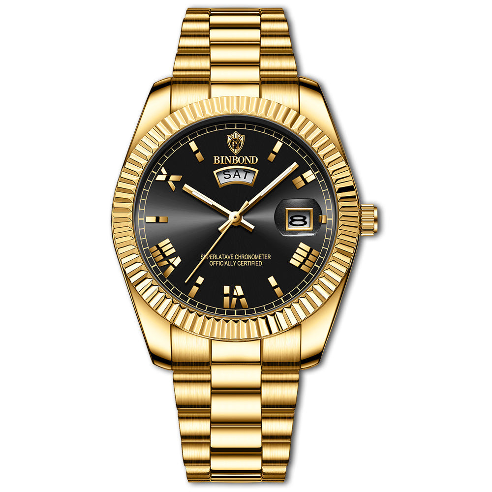 Men's Luxury Business Quartz Watch – Elegant Analog Dress Watch for Everyday & Occasion