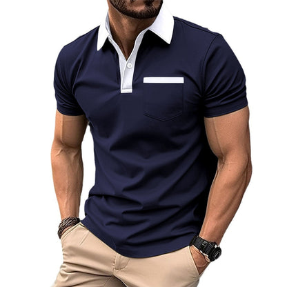 Roger – Slim Fit Kurzarm Poloshirt für Herren
