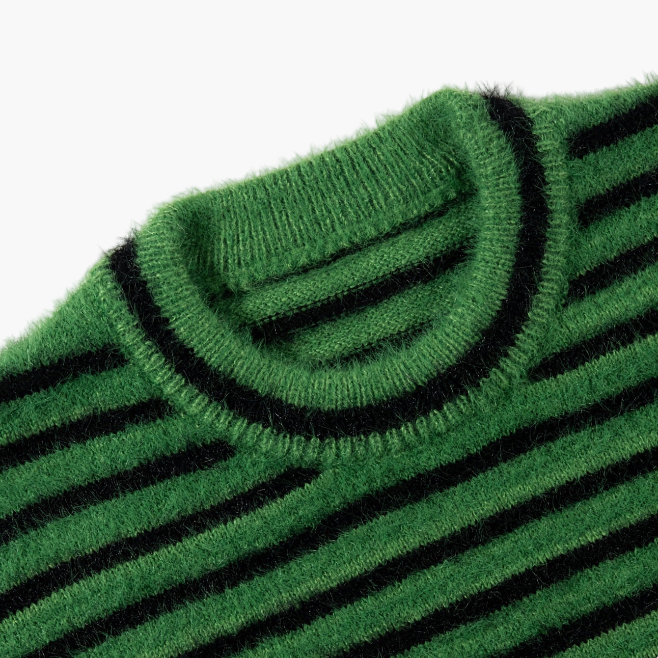 Men's Oversize Streetwear Knit Sweater with Stripe Pattern – Perfect for Autumn & Winter