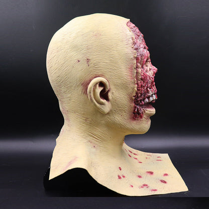 Halloween latex mask for adults – creepy zombie face mask for costumes & parties