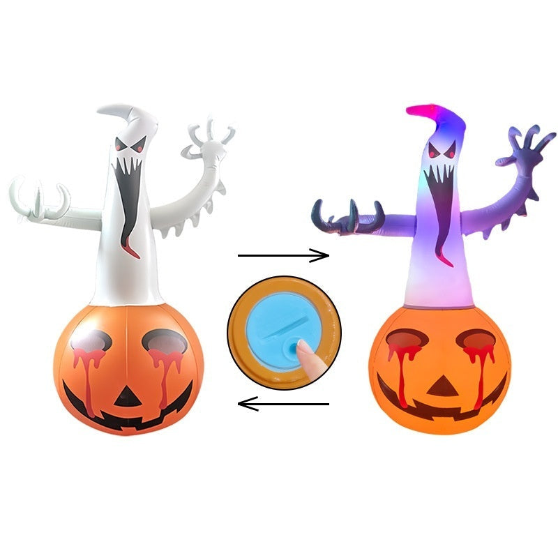 Halloween Inflatable Decoration – Creepy Figures & Glowing Eyecatchers for Party & Garden