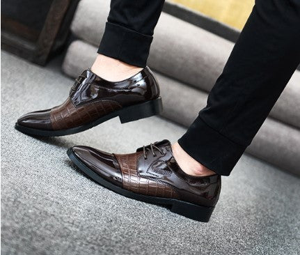 Damien – Elegante Herren-Businessschuhe mit Spitzform aus veganem Leder