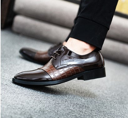 Damien – Elegante Herren-Businessschuhe mit Spitzform aus veganem Leder