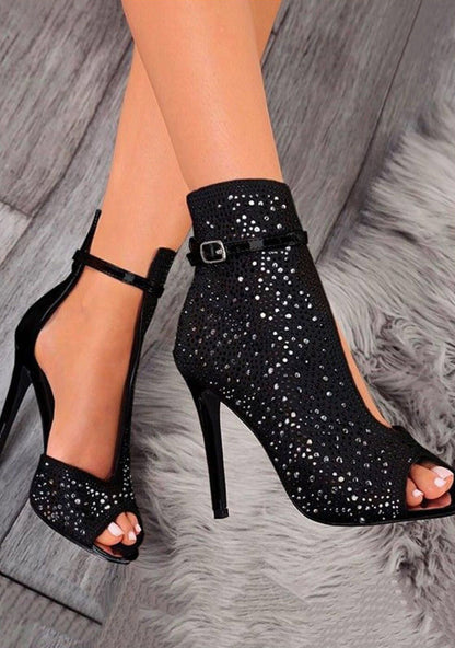 Georgina – Rhinestone-Absatzschuhe