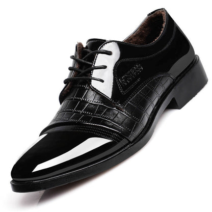 Damien – Elegante Herren-Businessschuhe mit Spitzform aus veganem Leder