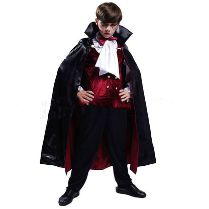 Children's Halloween Vampire Costume – Boys' Outfit for Spooky Parties & Carnival