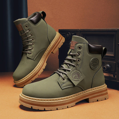 Walter – Lässige Biker High-Top Herrenstiefel