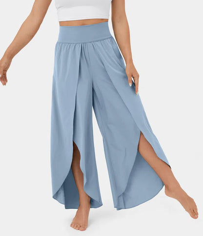 Ann – Weite Damenhose mit hohem Bund