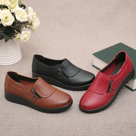 Liam – Bequeme flache Schuhe aus veganem Leder
