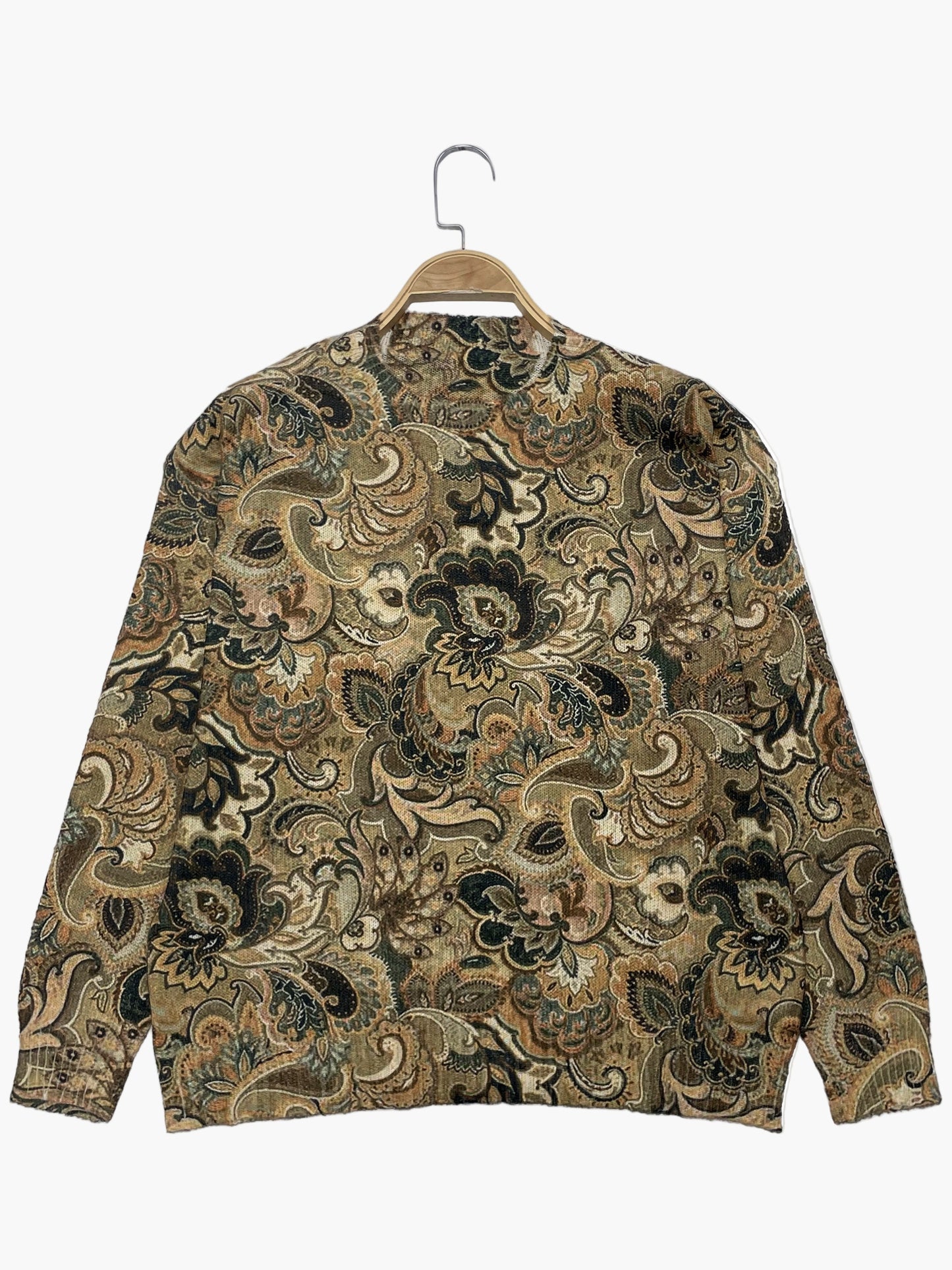 Damen Vintage-Pullover mit Paisley-Muster – Modischer Alltagsbegleiter