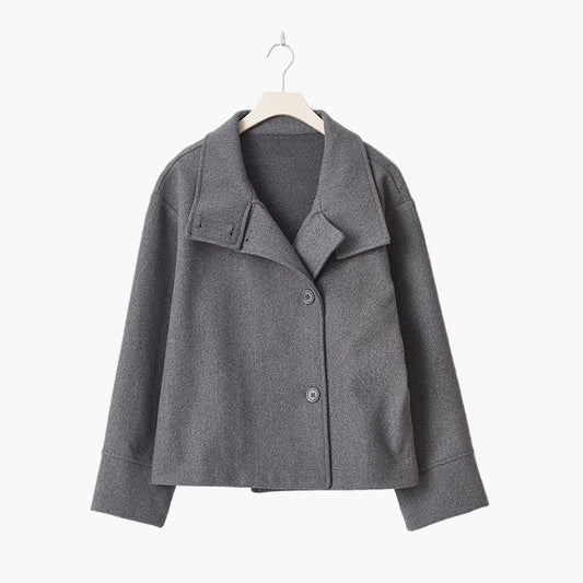 Damen Kurze Double-Breasted Übergangsjacke im modernen Stil – Elegant & Vielseitig für den Alltag