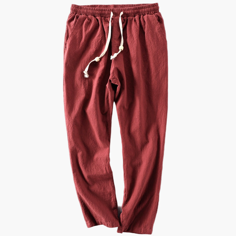 Men's casual pants in Japanese style – Comfortable jogging pants for everyday, travel & leisure