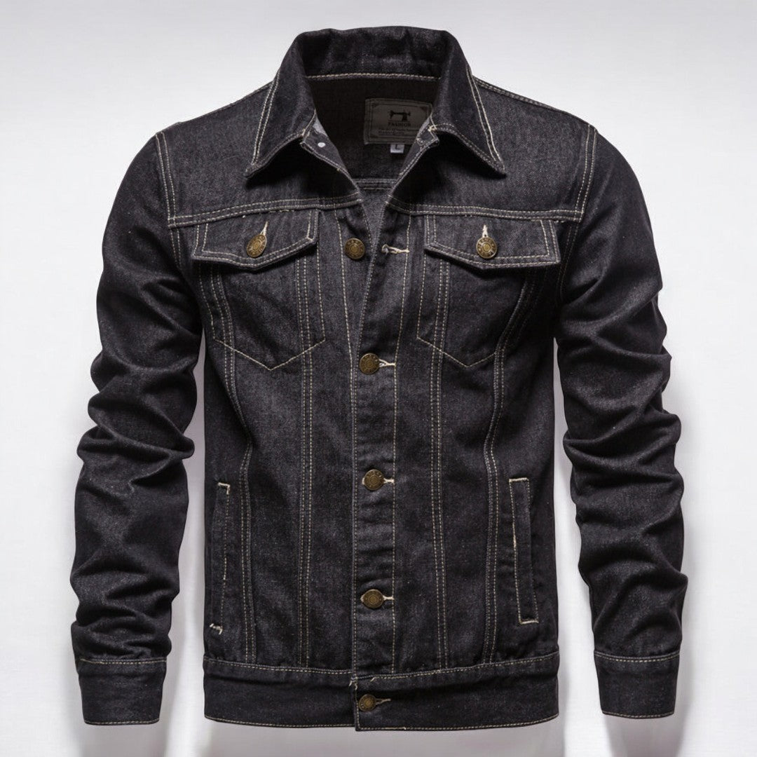 Men's denim jacket in classic style – versatile transitional jacket for everyday and leisure use