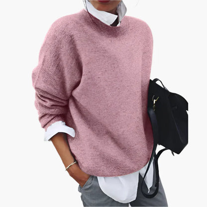 Damen Strickpullover Oversize Elegant Freizeit Herbst Winter