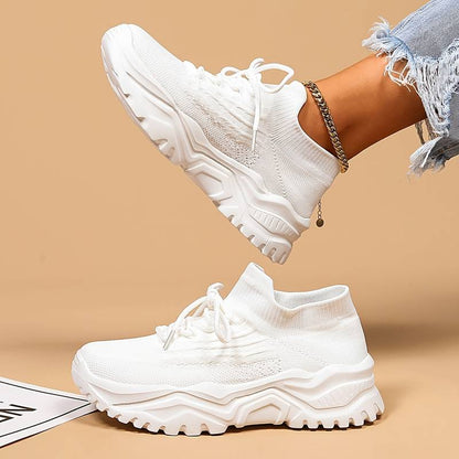 Damen Chunky Sneaker mit Memory-Schaum – Sportlicher Freizeitschuh mit Komfortsohle