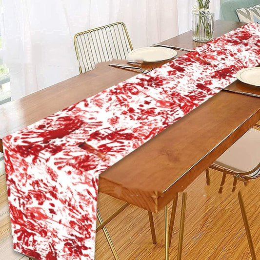 Halloween table runner for spooky table decoration – perfect for Halloween parties and spooky atmosphere