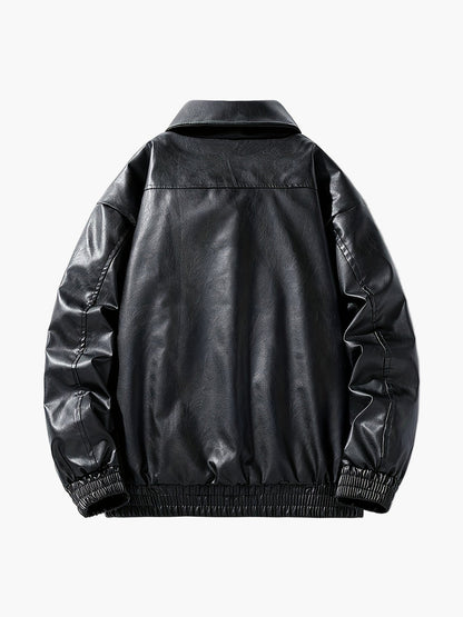 Herren Bomberjacke im lässigen Stil mit Reißverschluss – Ideal für Freizeit und Alltag