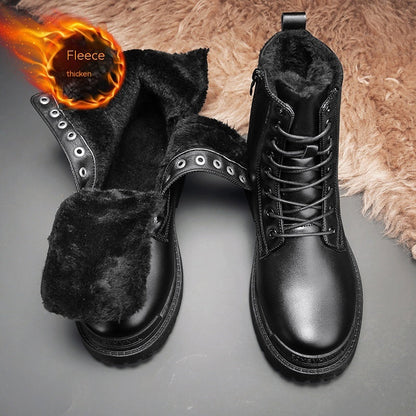 Larry – Herrenstiefel mit Samt und Wärmeisolierung